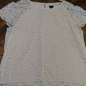 J. Crew Women's Lace Size 14 Cream Color Summer